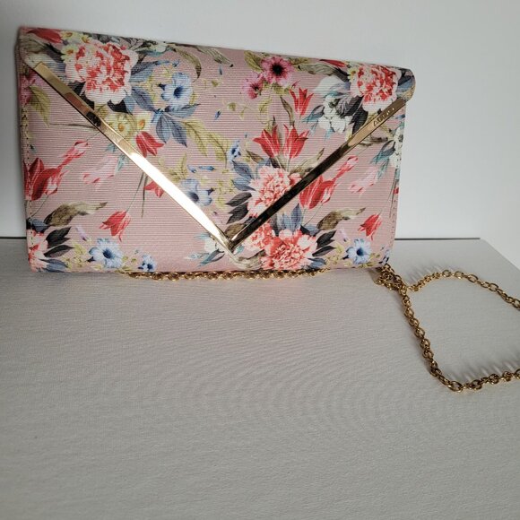 ALDO Clutch Purse Floral Pattern - Picture 6 of 7
